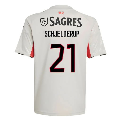 2025-2026 Benfica Away Youth Kit (Schjelderup 21)