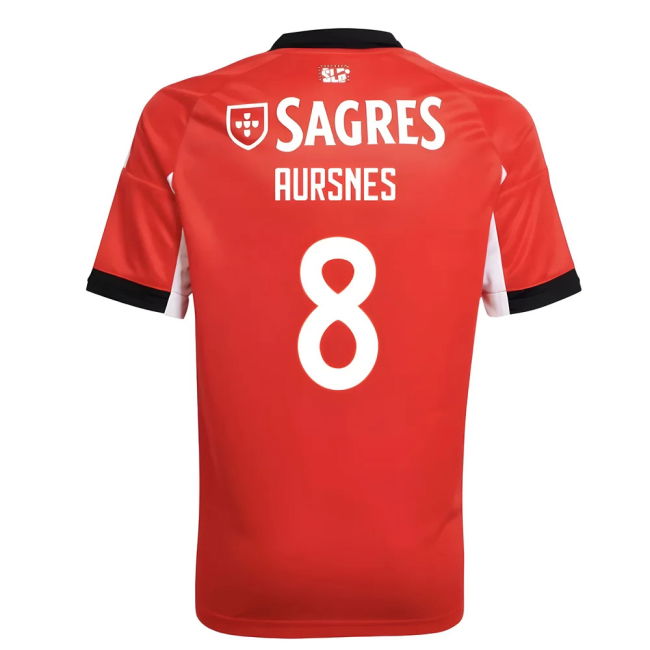 2025-2026 Benfica Home Shirt (Kids) (Aursnes 8)