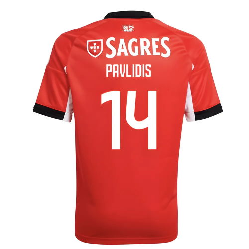 2025-2026 Benfica Home Shirt (Kids) (Pavlidis 14)