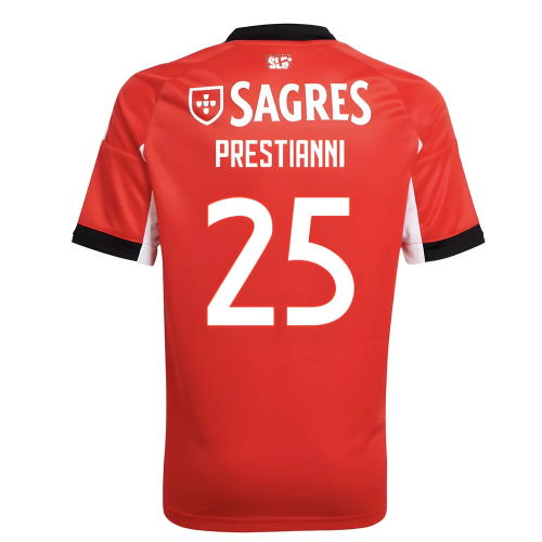 2025-2026 Benfica Home Shirt (Kids) (Prestianni 25)