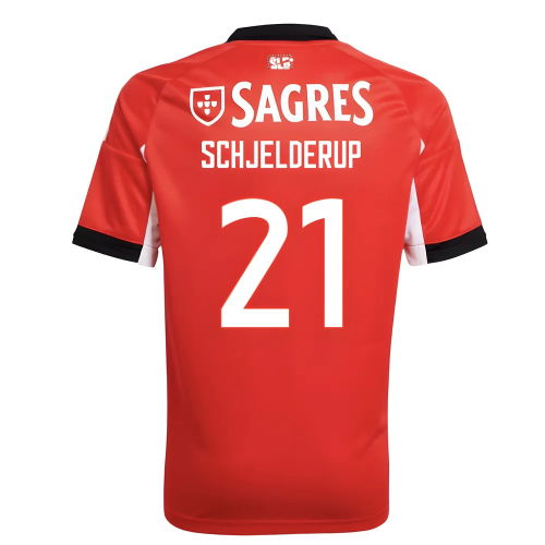 2025-2026 Benfica Home Shirt (Kids) (Schjelderup 21)