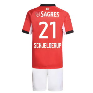 2025-2026 Benfica Home Youth Kit (Schjelderup 21)