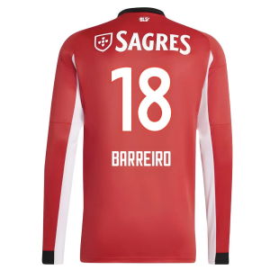 2025-2026 Benfica Long Sleeve Home Shirt (Barreiro 18)