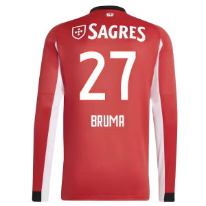 2025-2026 Benfica Long Sleeve Home Shirt (Bruma 27)
