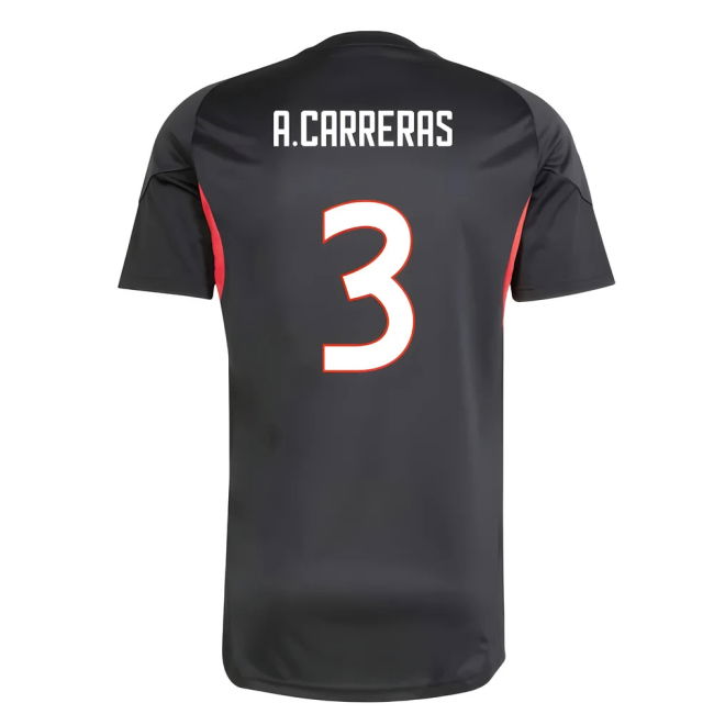 2025-2026 Benfica Training Jersey (Black) (A.Carreras 3)