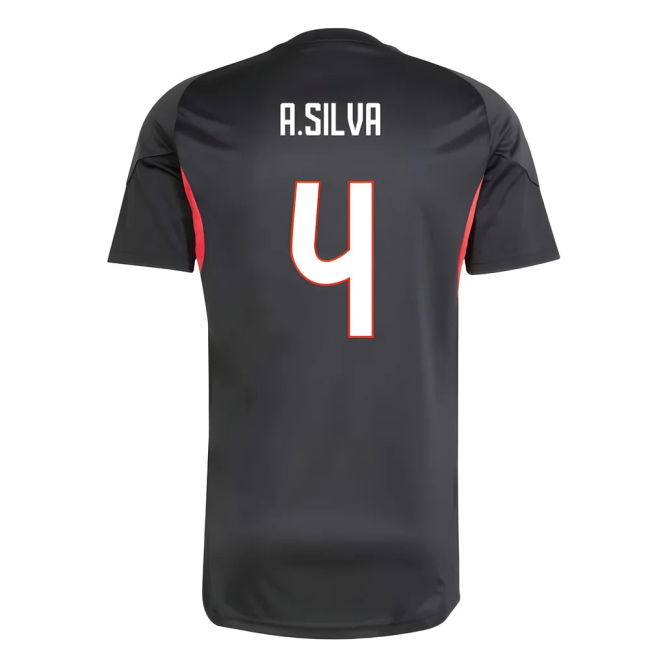 2025-2026 Benfica Training Jersey (Black) (A.Silva 4)