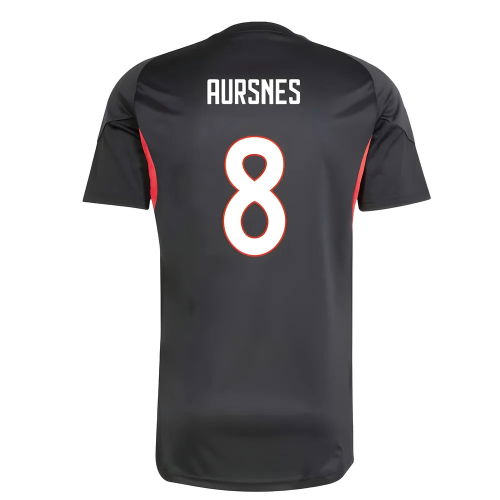2025-2026 Benfica Training Jersey (Black) (Aursnes 8)