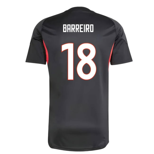 2025-2026 Benfica Training Jersey (Black) (Barreiro 18)