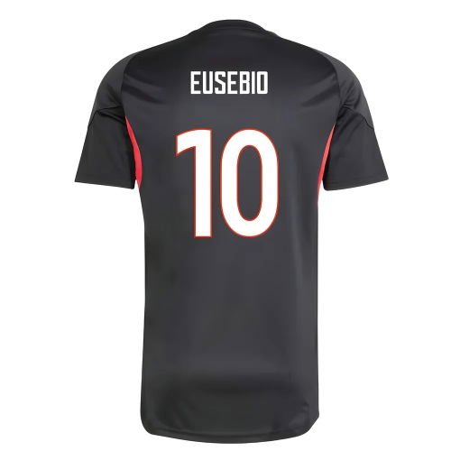 2025-2026 Benfica Training Jersey (Black) (Eusebio 10)