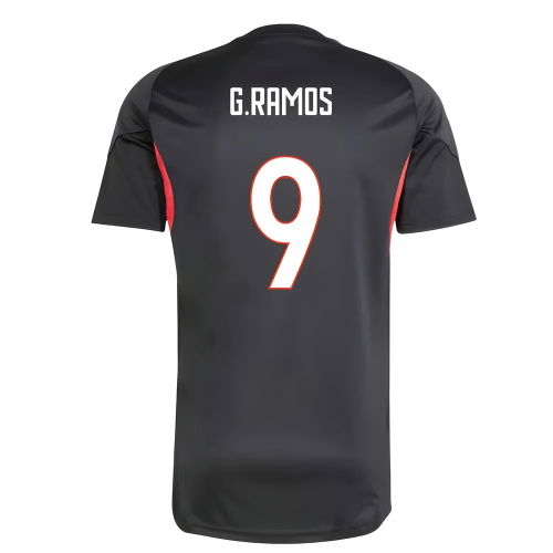 2025-2026 Benfica Training Jersey (Black) (G.Ramos 9)