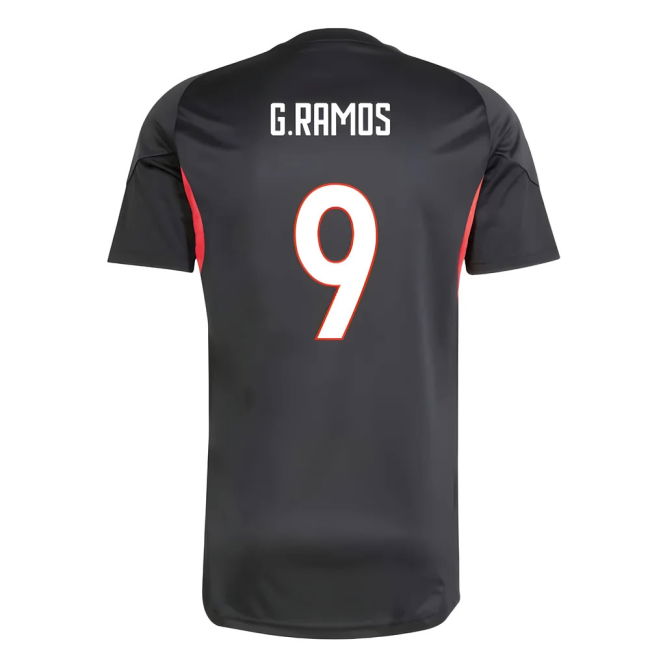 2025-2026 Benfica Training Jersey (Black) (G.Ramos 9)