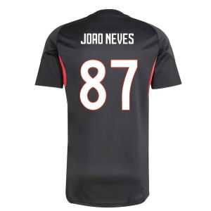 2025-2026 Benfica Training Jersey (Black) (Joao Neves 87)