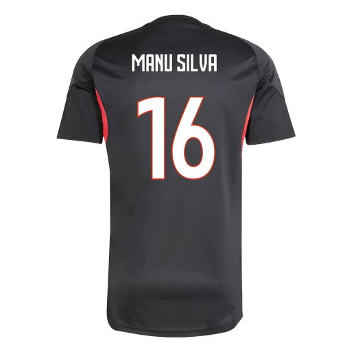 2025-2026 Benfica Training Jersey (Black) (Manu Silva 16)