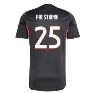 2025-2026 Benfica Training Jersey (Black) (Prestianni 25)