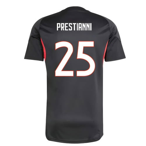 2025-2026 Benfica Training Jersey (Black) (Prestianni 25)