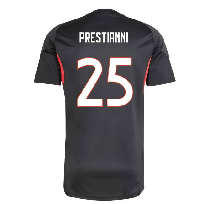 2025-2026 Benfica Training Jersey (Black) (Prestianni 25)