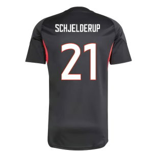 2025-2026 Benfica Training Jersey (Black) (Schjelderup 21)