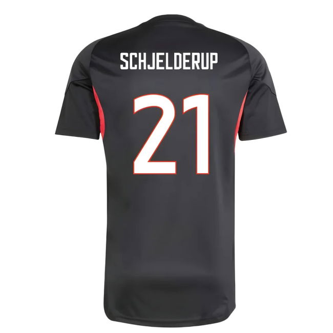 2025-2026 Benfica Training Jersey (Black) (Schjelderup 21)