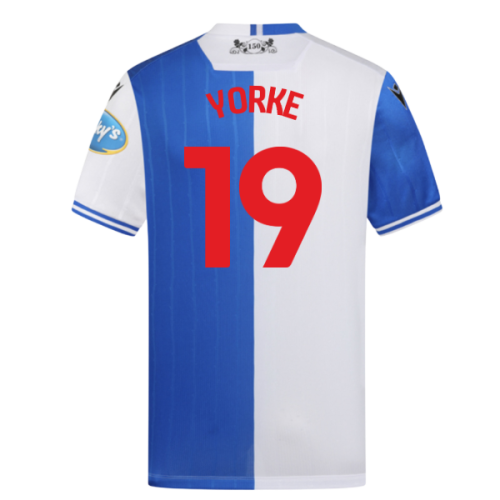 2025-2026 Blackburn Rovers Home Shirt (Yorke 19) 2025-2026 Blackburn Rovers Home Shirt (Yorke 19)