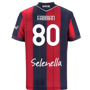 2025-2026 Bologna Home Shirt (Fabbian 80)