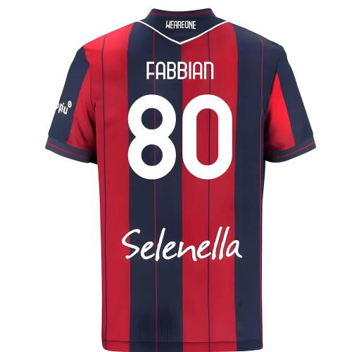 2025-2026 Bologna Home Shirt (Fabbian 80)