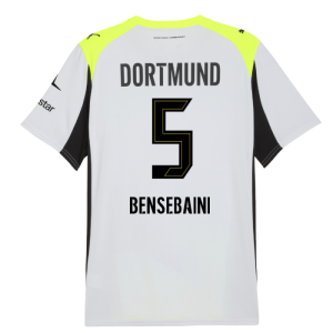 2025-2026 Borussia Dortmund Away Shirt (Bensebaini 5)