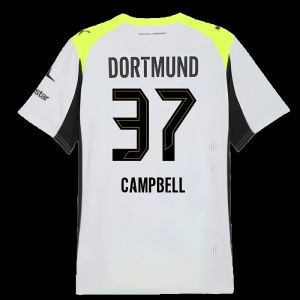 2025-2026 Borussia Dortmund Away Shirt (Campbell 37)