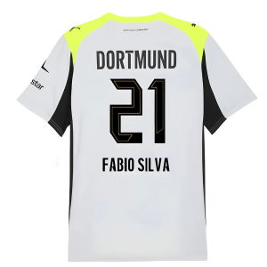 2025-2026 Borussia Dortmund Away Shirt (Fabio Silva 21)
