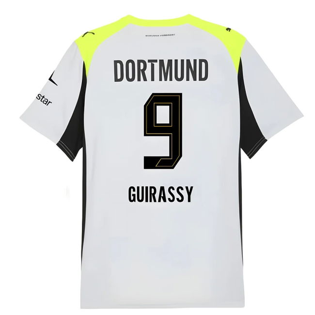 2025-2026 Borussia Dortmund Away Shirt (Guirassy 9)