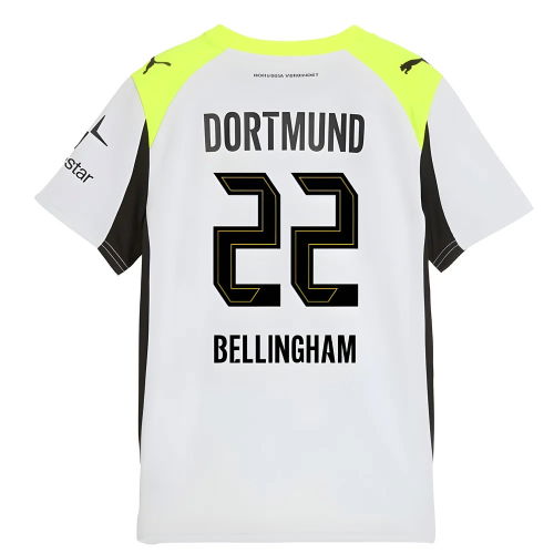 2025-2026 Borussia Dortmund Away Shirt (Kids) (Bellingham 22)