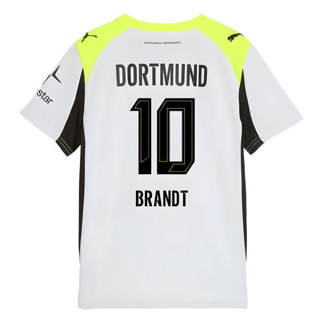 2025-2026 Borussia Dortmund Away Shirt (Kids) (Brandt 10)