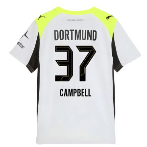 2025-2026 Borussia Dortmund Away Shirt (Kids) (Campbell 37)
