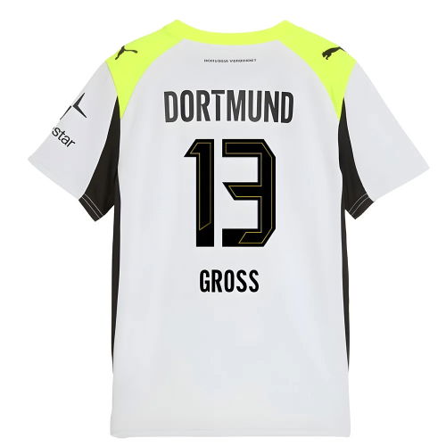2025-2026 Borussia Dortmund Away Shirt (Kids) (Gross 13)