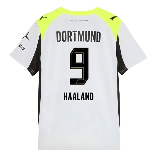 2025-2026 Borussia Dortmund Away Shirt (Kids) (Haaland 9)