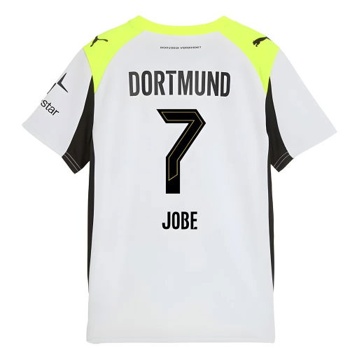 2025-2026 Borussia Dortmund Away Shirt (Kids) (Jobe 7)
