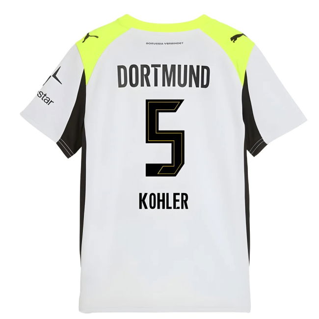 2025-2026 Borussia Dortmund Away Shirt (Kids) (Kohler 5)
