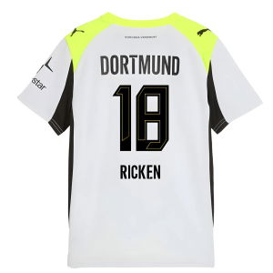 2025-2026 Borussia Dortmund Away Shirt (Kids) (Ricken 18)