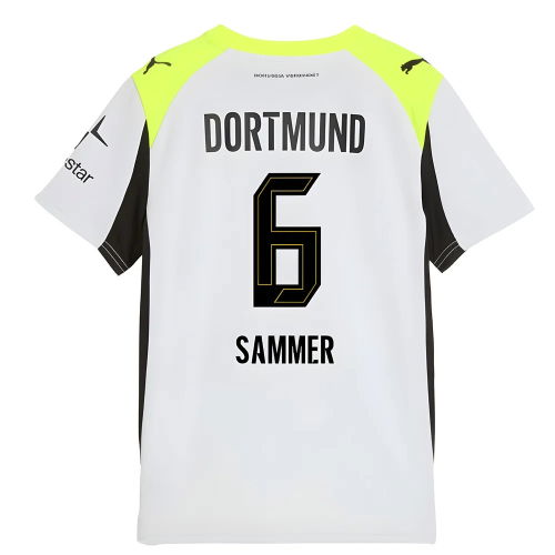 2025-2026 Borussia Dortmund Away Shirt (Kids) (Sammer 6)