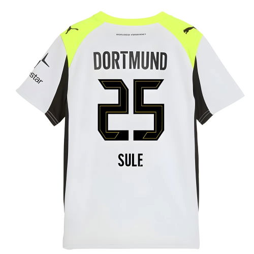 2025-2026 Borussia Dortmund Away Shirt (Kids) (Sule 25)