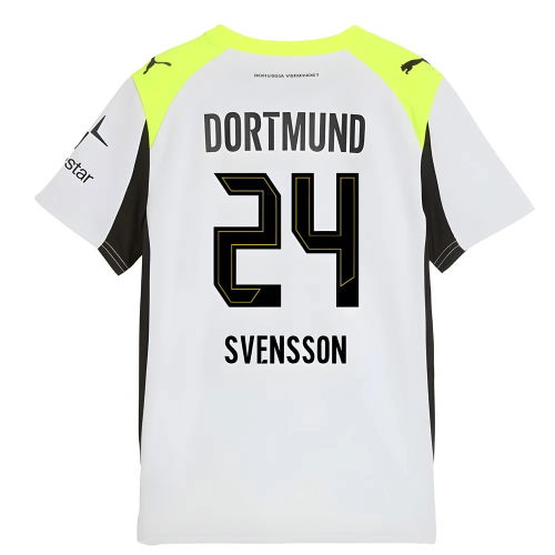 2025-2026 Borussia Dortmund Away Shirt (Kids) (Svensson 24)