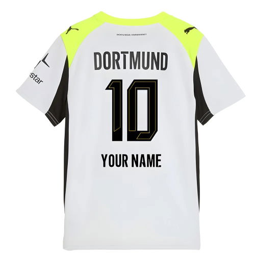 2025-2026 Borussia Dortmund Away Shirt (Kids) (Your Name)