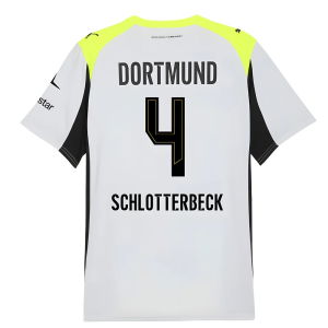 2025-2026 Borussia Dortmund Away Shirt (Schlotterbeck 4)