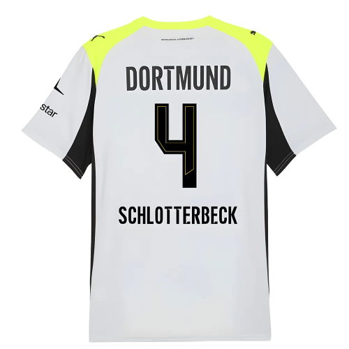 2025-2026 Borussia Dortmund Away Shirt (Schlotterbeck 4)
