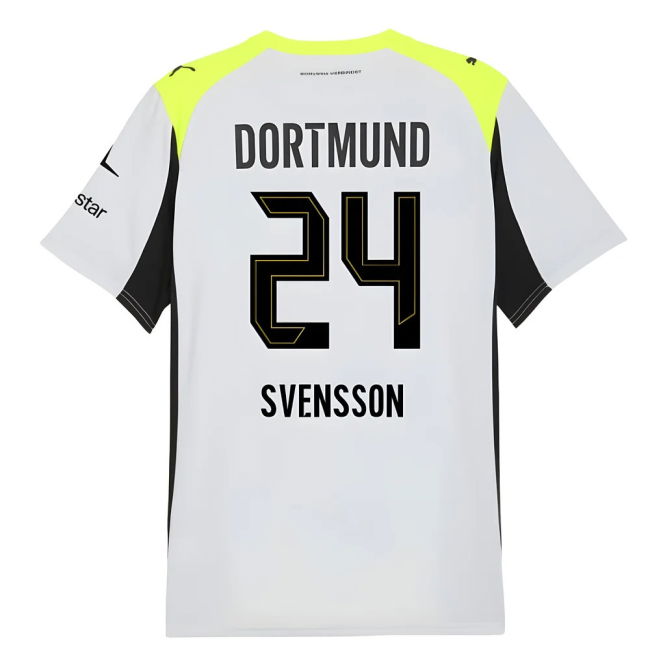 2025-2026 Borussia Dortmund Away Shirt (Svensson 24)