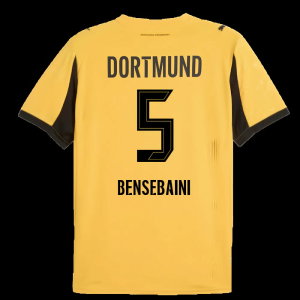 2025-2026 Borussia Dortmund Cup Shirt (Bensebaini 5)