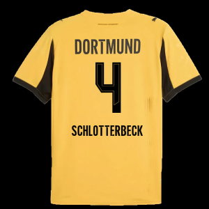 2025-2026 Borussia Dortmund Cup Shirt (Schlotterbeck 4)