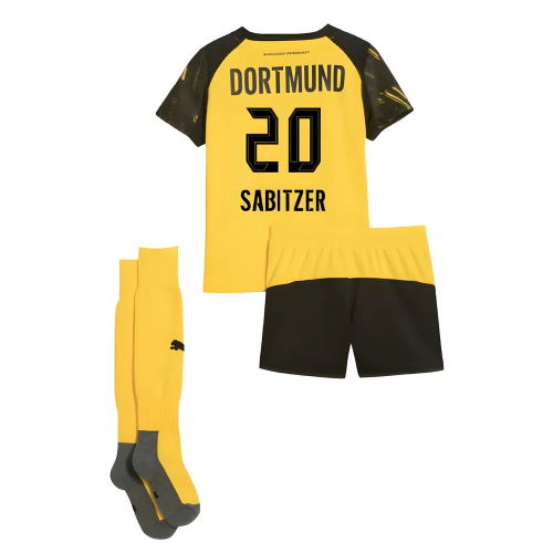2025-2026 Borussia Dortmund Home Mini Kit (Sabitzer 20)