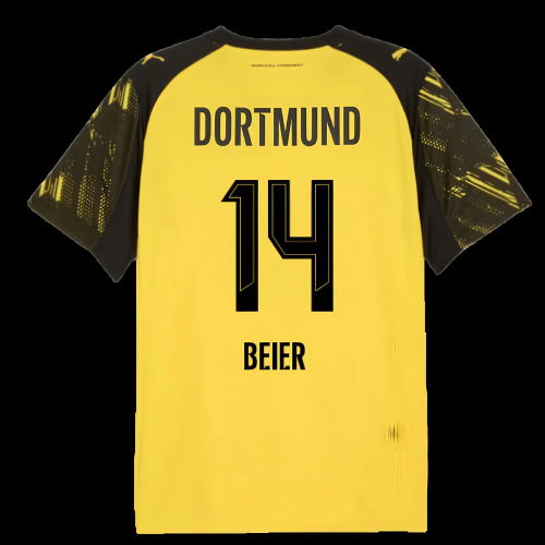 2025-2026 Borussia Dortmund Home Shirt (Beier 14)