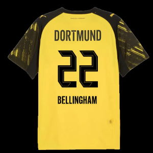 2025-2026 Borussia Dortmund Home Shirt (Bellingham 22)