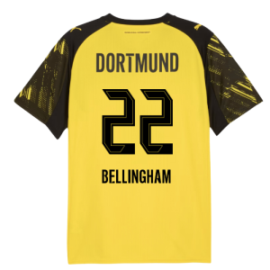 2025-2026 Borussia Dortmund Home Shirt (Bellingham 22)